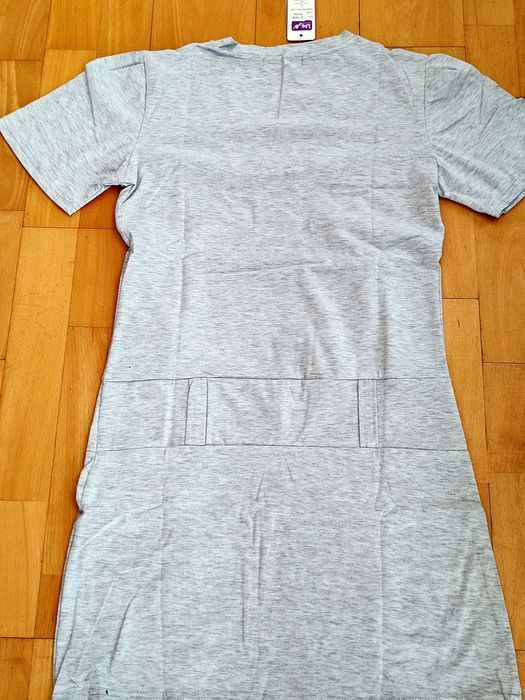 Nowa szara tunika/sukienka L/ XL z paskiem. Odbiór osobisty