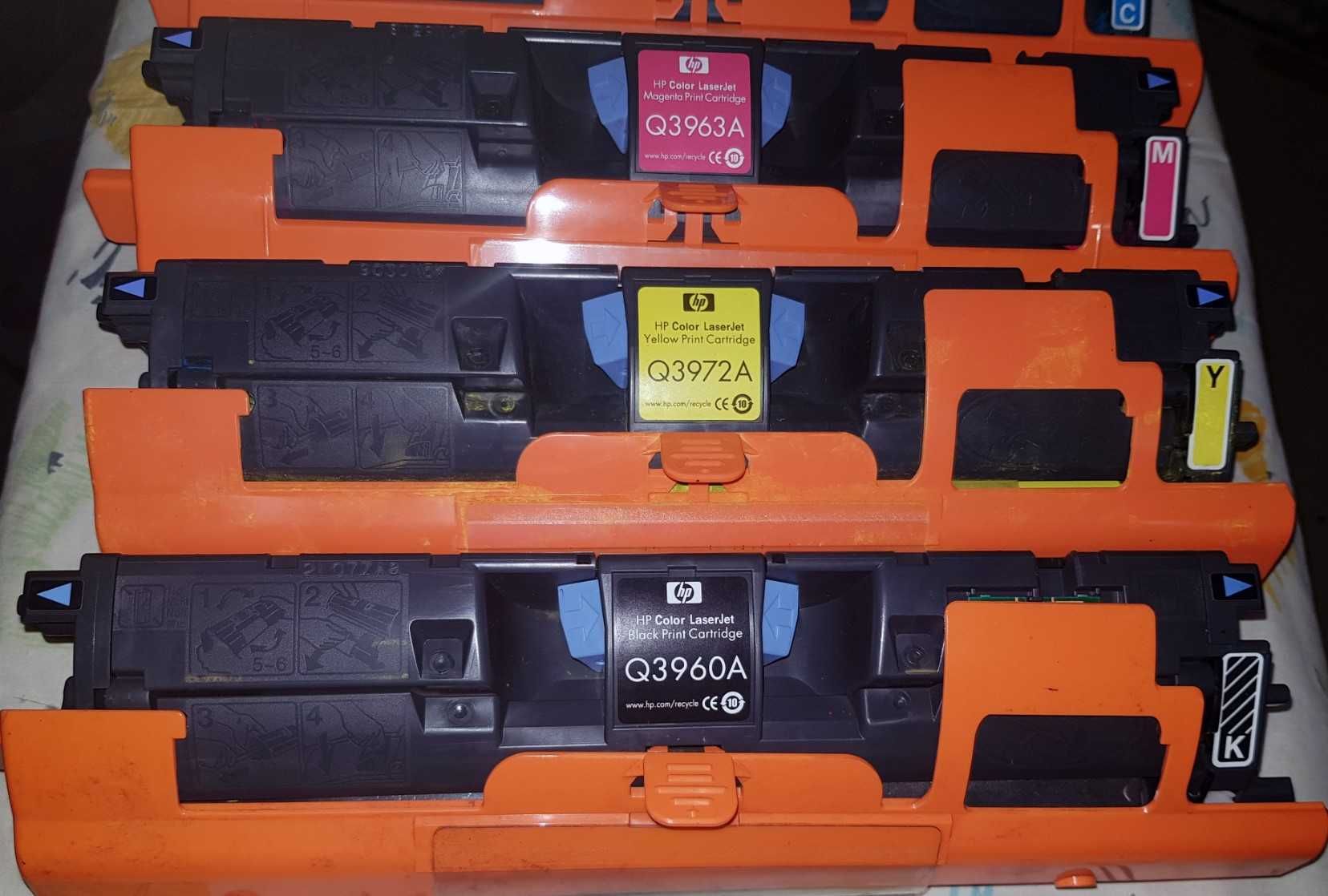 Перво проходные картриджи   HP Q3960, Q3961, Q3962, Q3963