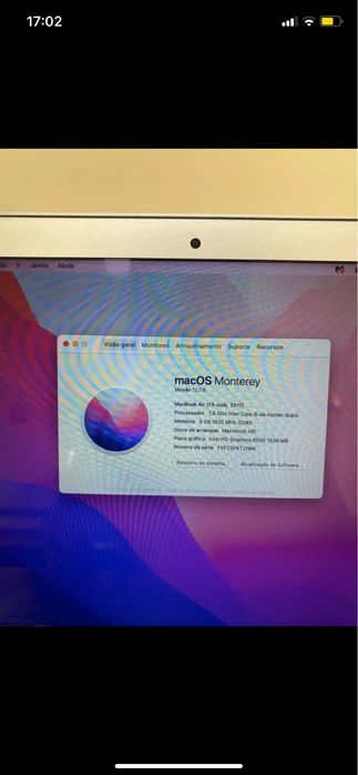 Macbook Air (13-inch, 2017) + charger + colorful keyboard protector64586136331649122