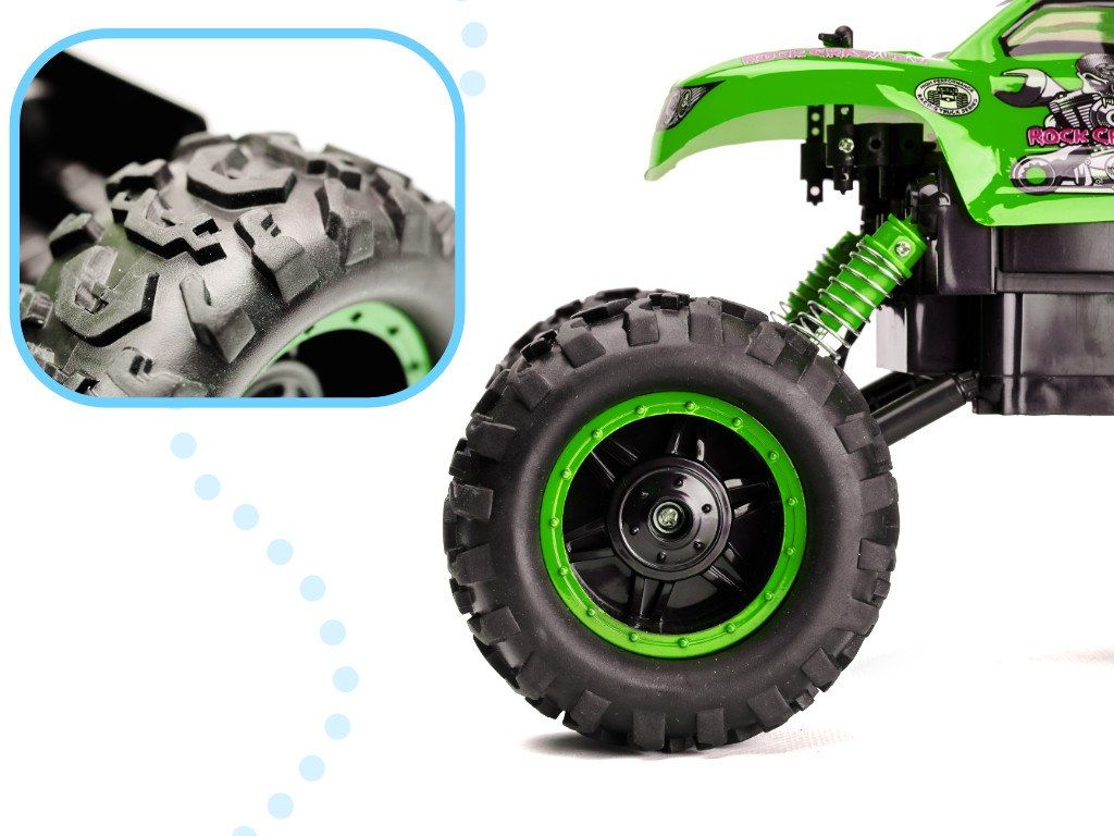 Samochód RC NQD ROCK CRAWLER KING 1:12 USB zielony