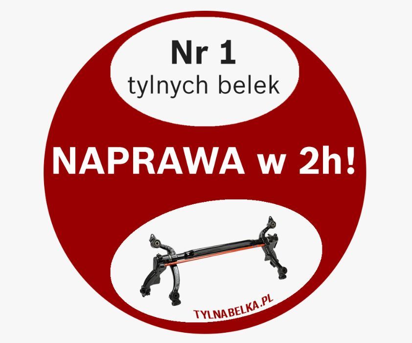 Tylna belka skrętna oś Peugeot 206 - 3 lata gwarancji