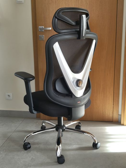 Fotel biurowy HOLLUDLE ergonomiczny - jak nowy - krzesło