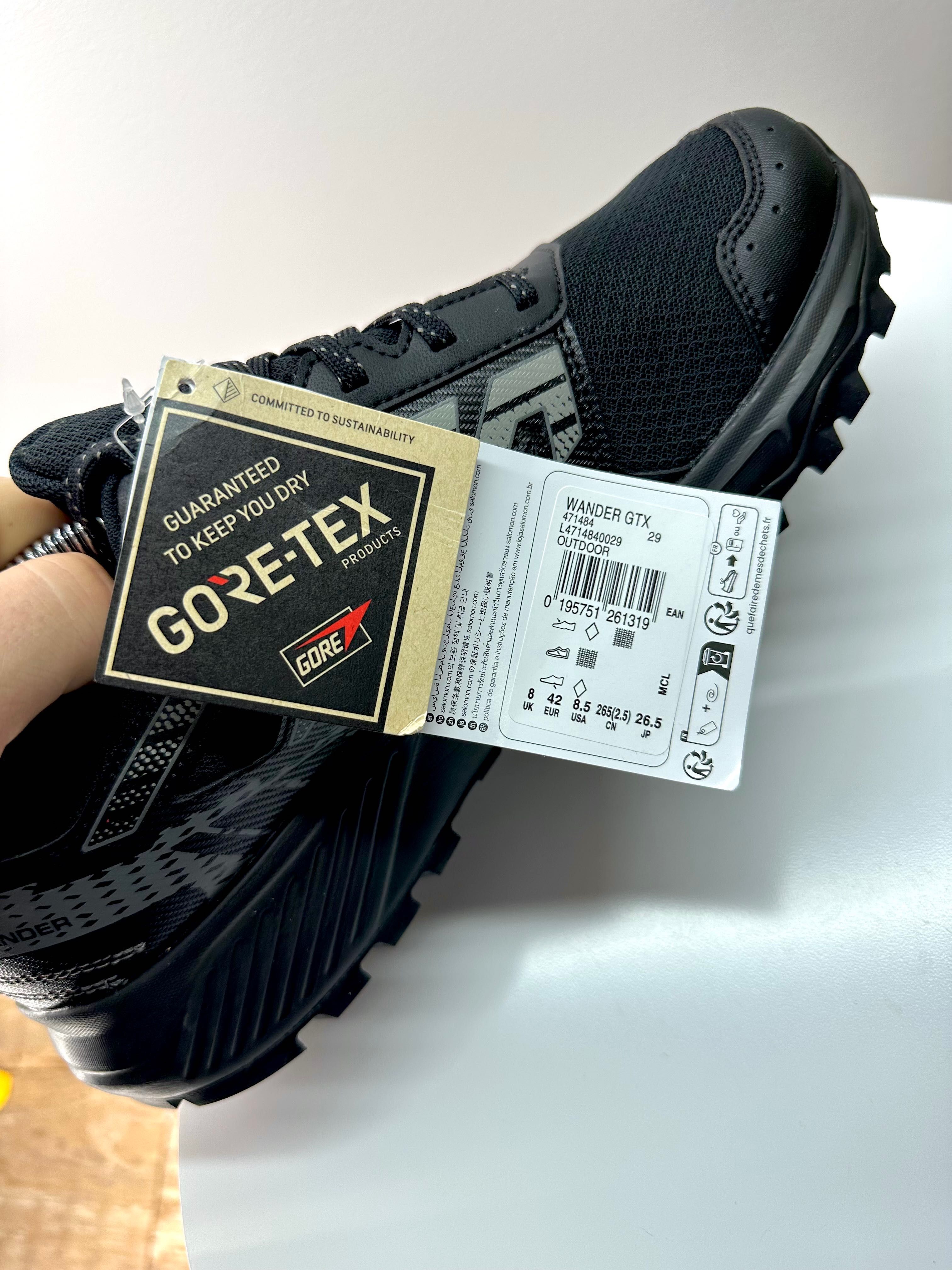 Нові ! Оригінальні кросівки Salomon Wander Gore Tex