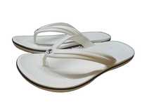 NOWE Klapki JAPONKI CROCS męskie damskie unisex na basen BIAŁE 45/46