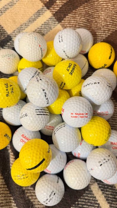 Sprzedaję używane piłki golfowe, 42 sztuki.