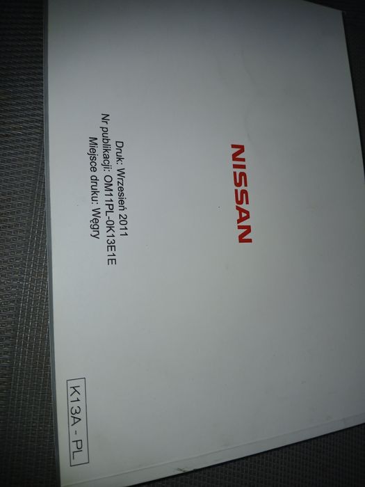Nissan Micra k13 instrukcja obsługi