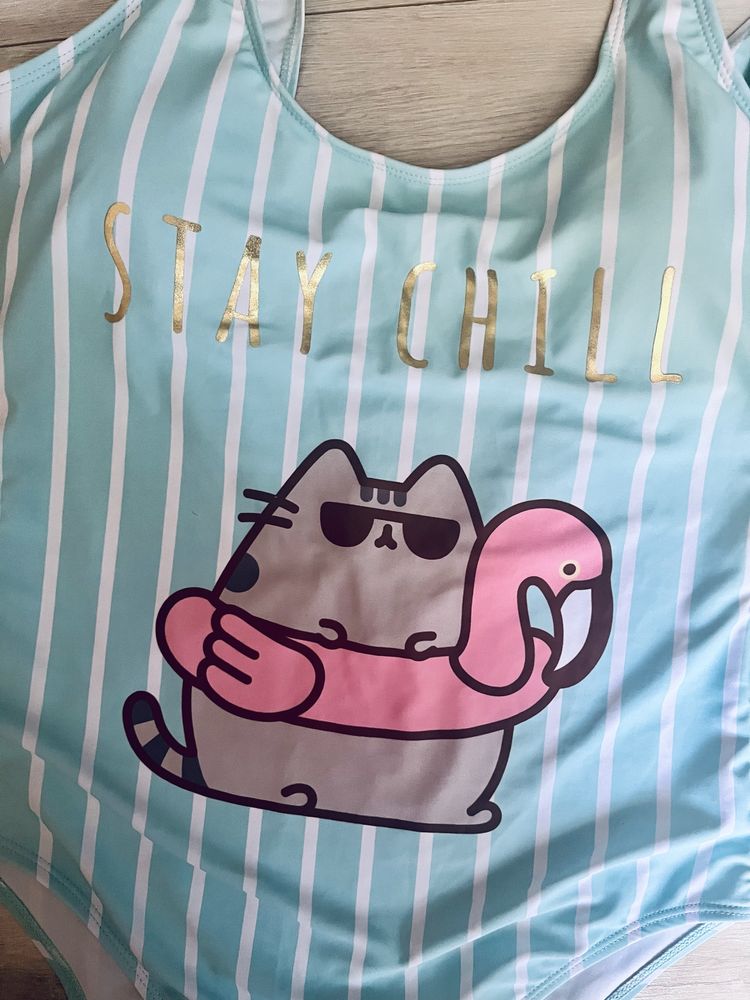Jednoczesciowy stroj kapielowy Pusheen