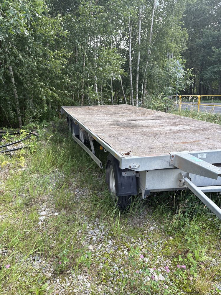 Laweta dwuosiowa z obrotnicą – solidna, ocynkowana