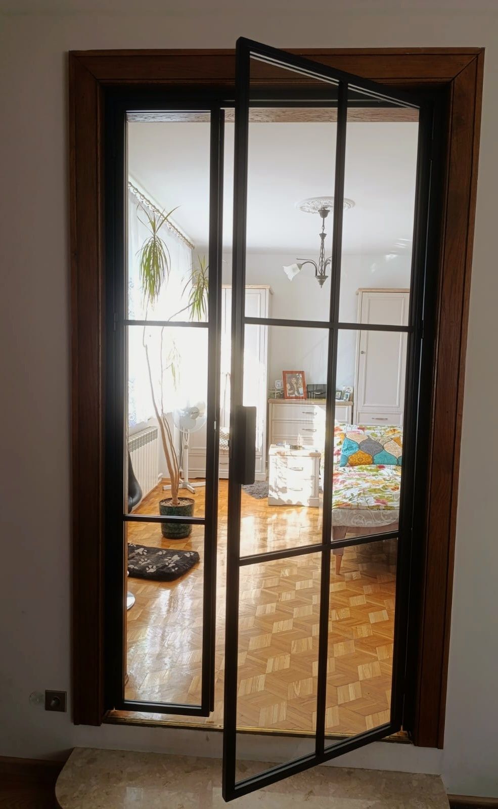 Drzwi szklane loft na wymiar