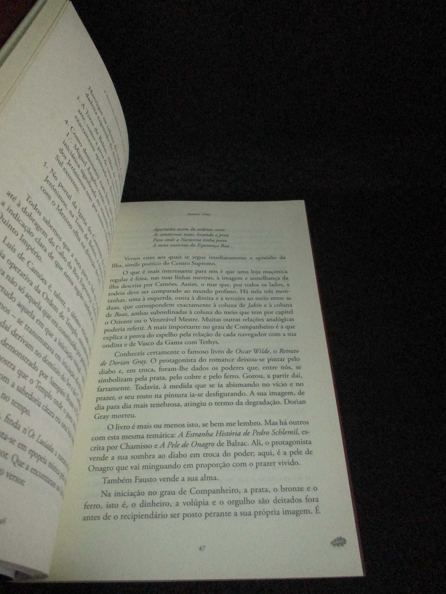 Livro A Aventura Maçónica António Telmo