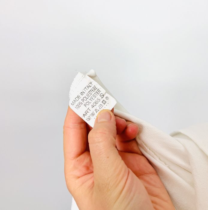 Elegancka biała bluzka z długim rękawem S 36 Floyd