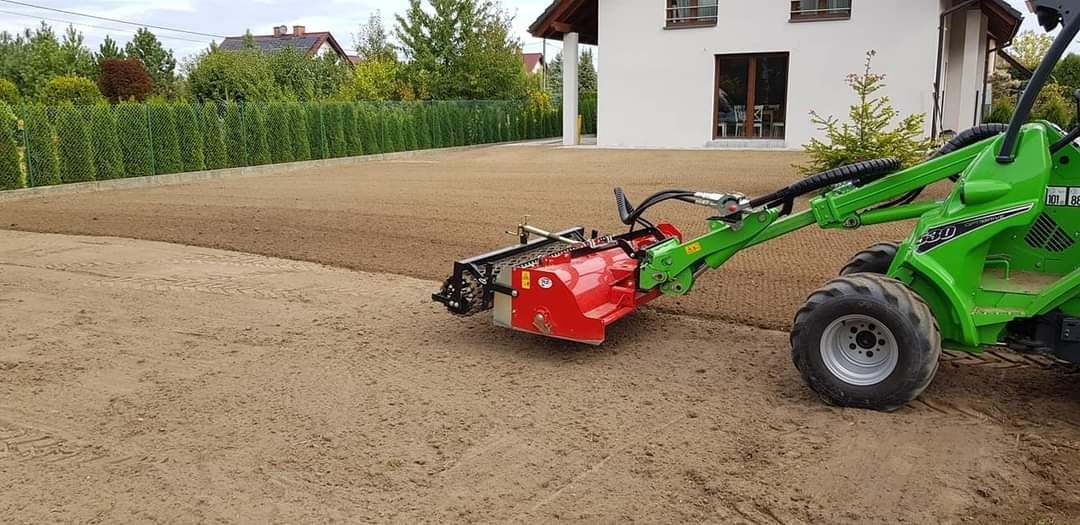 Wykopy koparką łańcuchową, minikoparką, prace ziemne,nawodnienie