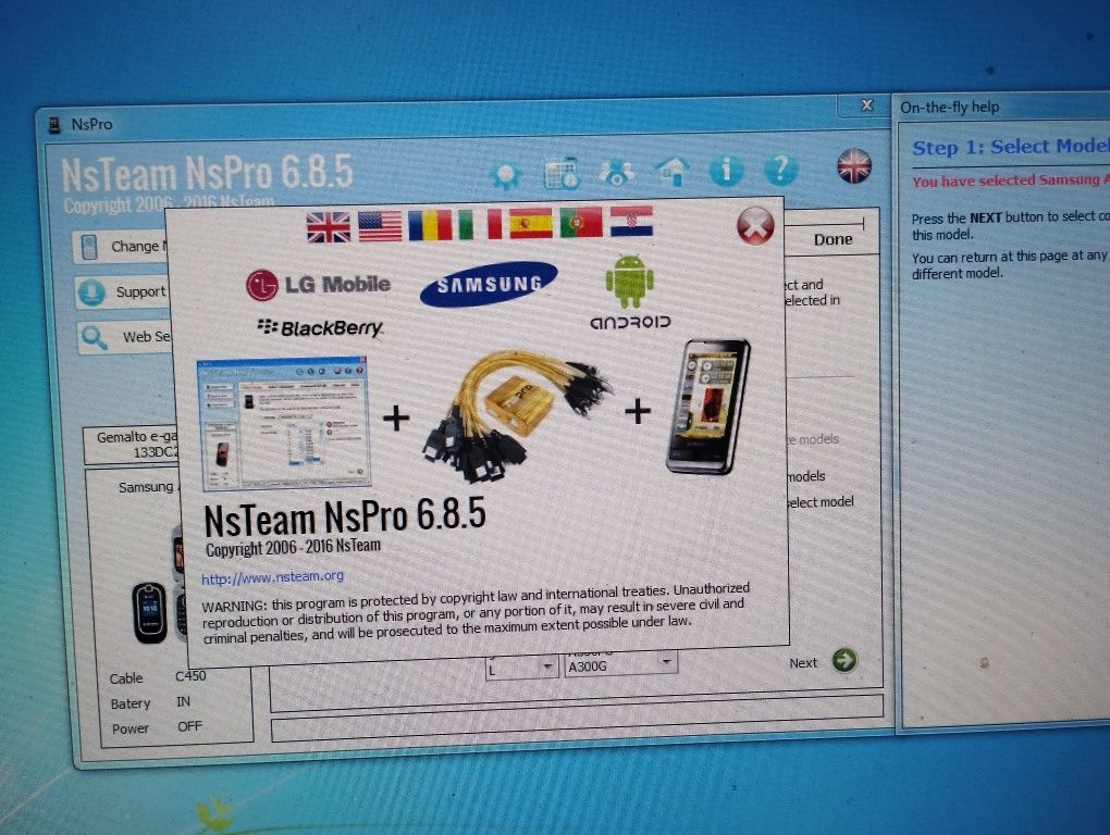 Программатор NS Pro Box с сим картой