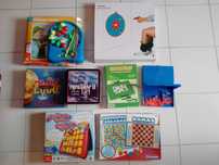 8 Jogos de mesa variados (cada 5€, apenas Mindtrap II a 10€)
