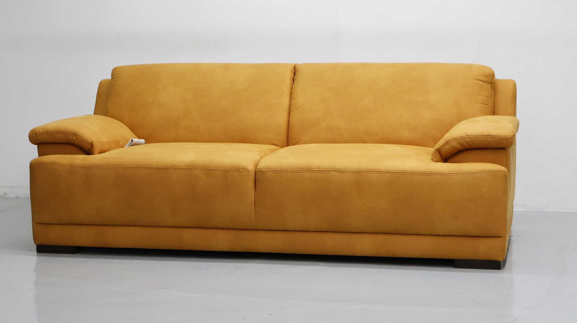 TFH nowoczesna sofa 3- osobowa KANAPA tkanina ZAMSZOWA salon