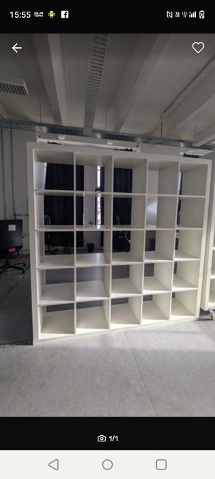 Regały białe duże stan bdb