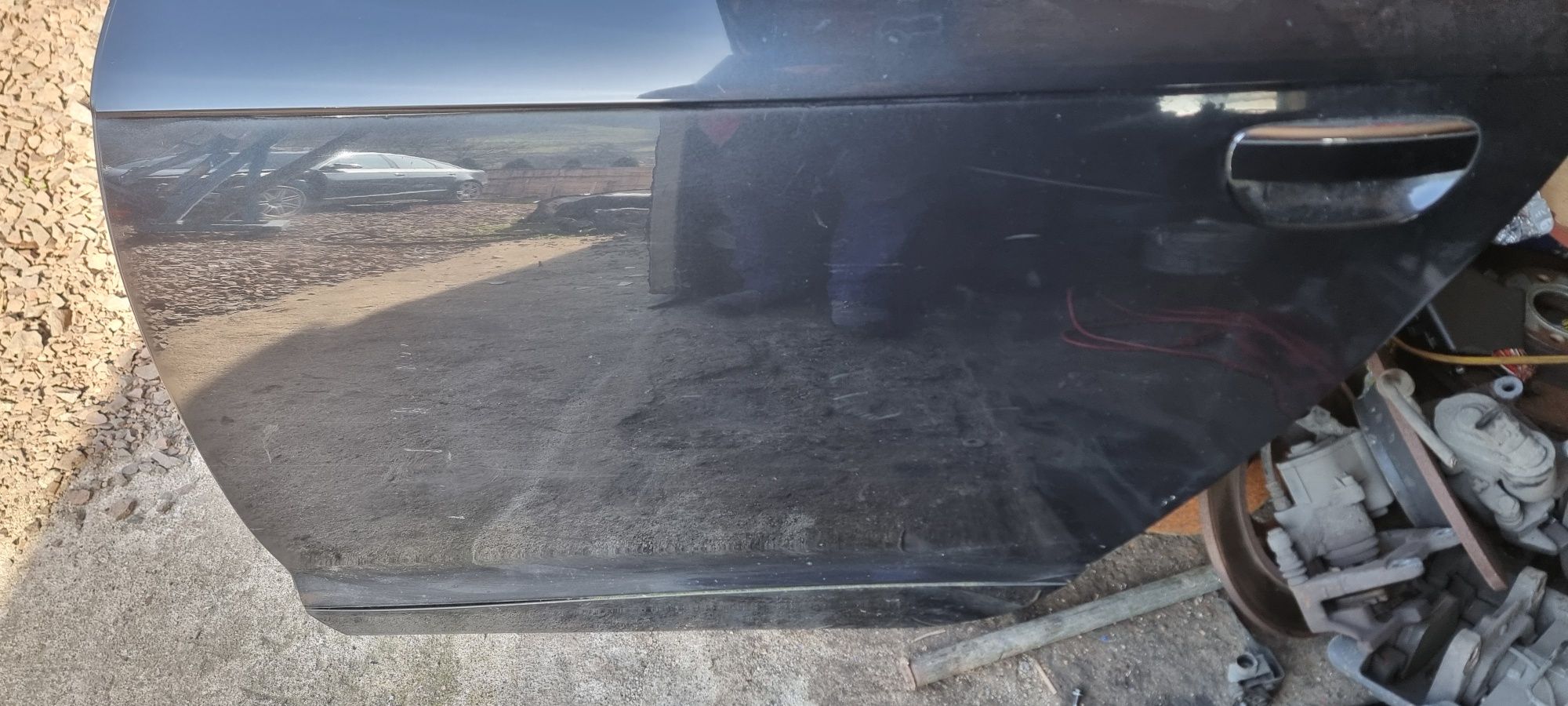 Audi a6 c6 drzwi tył lewe lz9w komplet