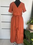 Casual Collection F&F kombinezon pomarańczowy rudy wiskoza