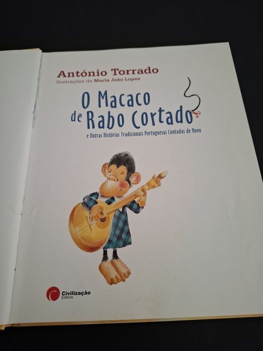 Livro O Macaco de Rabo Cortado de António Torrado