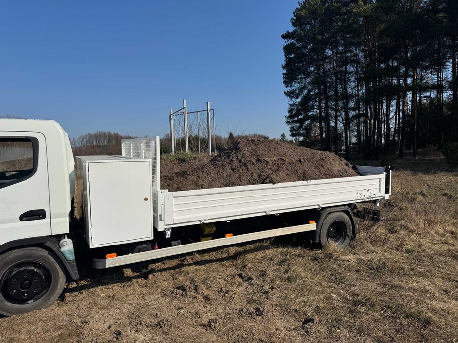 Piasek, żwir, pospółka, kamień, tłuczeń, ziemia, drewno,  transport