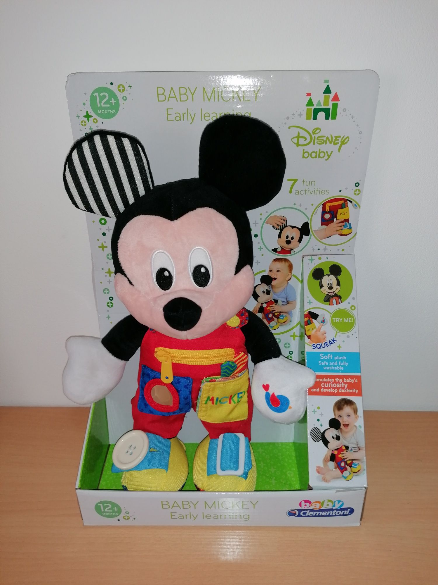 NOVO na Caixa - Baby Mickey 7 Actividades da Clementoni