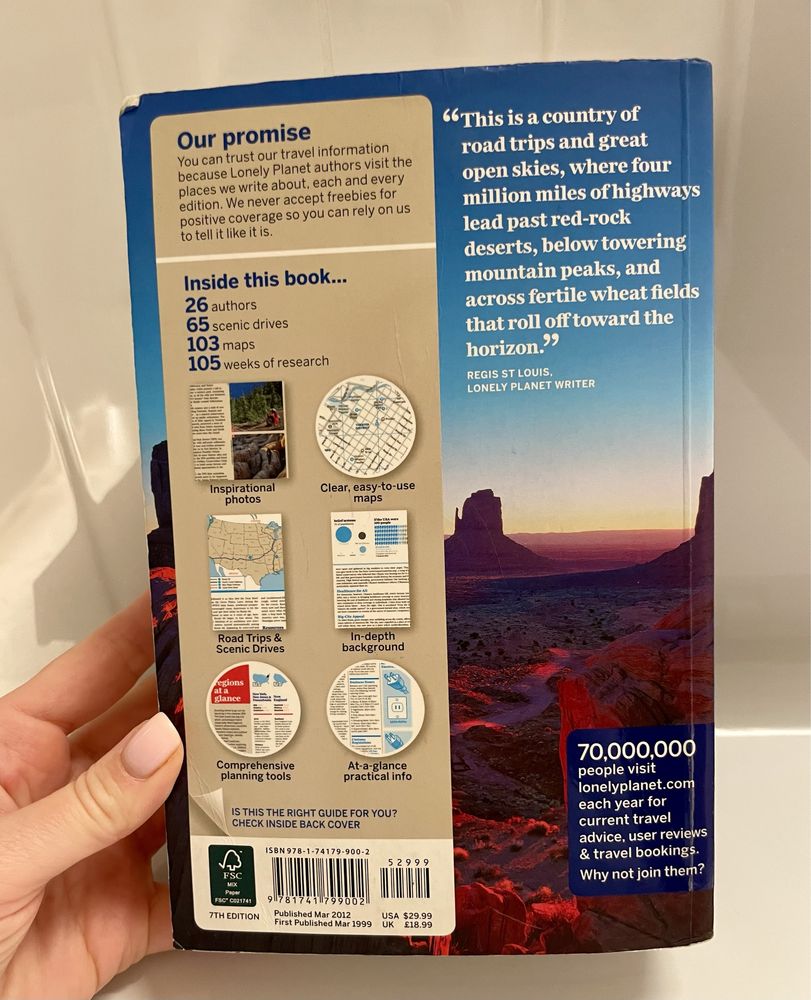 USA przewodnik Lonely Planet (English)