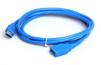 ТОЛСТЫЙ Кабель USB 3.0 удлинитель 1/1.5/3/5м МАМА ПАПА СИНИЙ