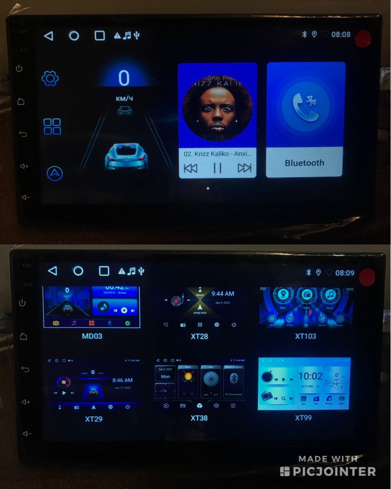 Нова Магнітола 2 дін 7 Android 11 1GB / 32Gb USB GPS WiFi