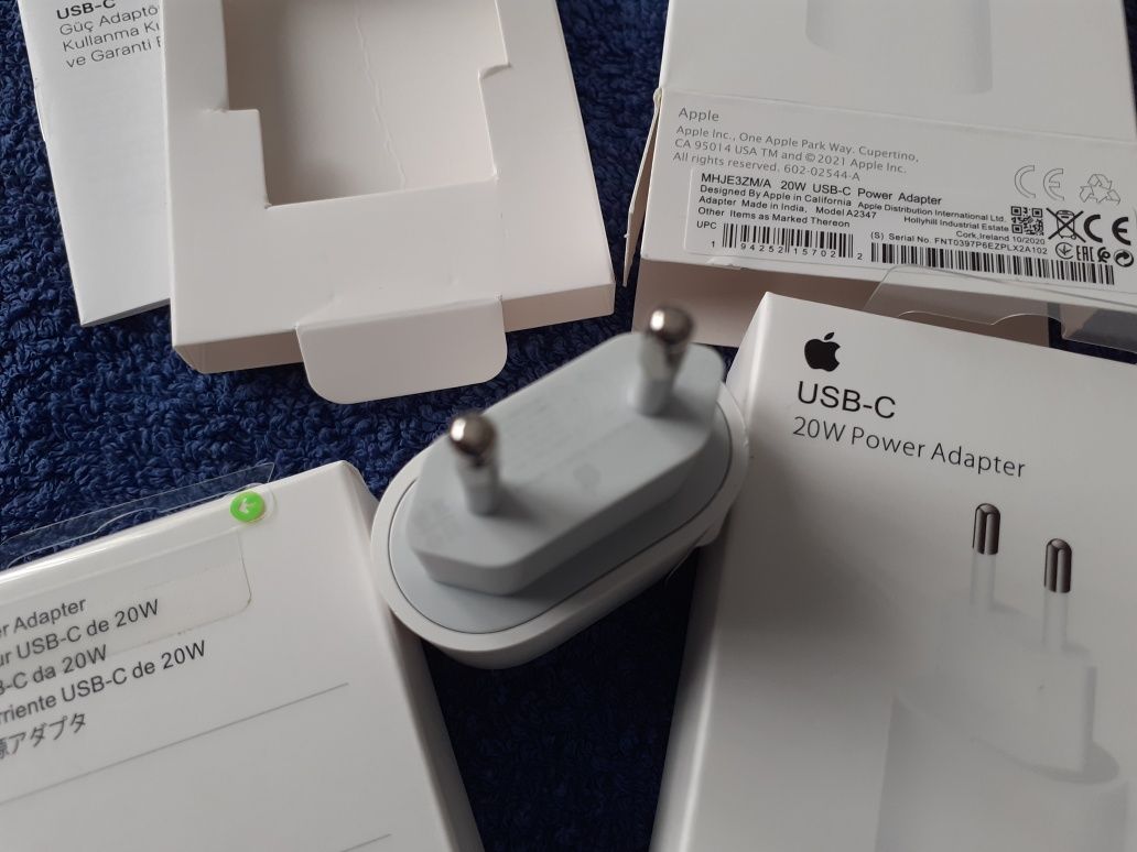 USB-C 20W Power Adapter Zasilacz do IPhone NOWY.