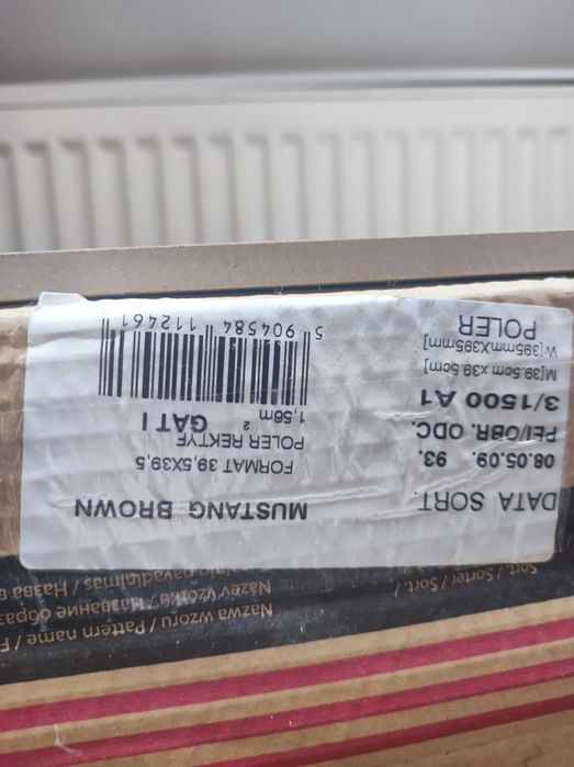 Terakota glazura brązowe płytki na podłogę