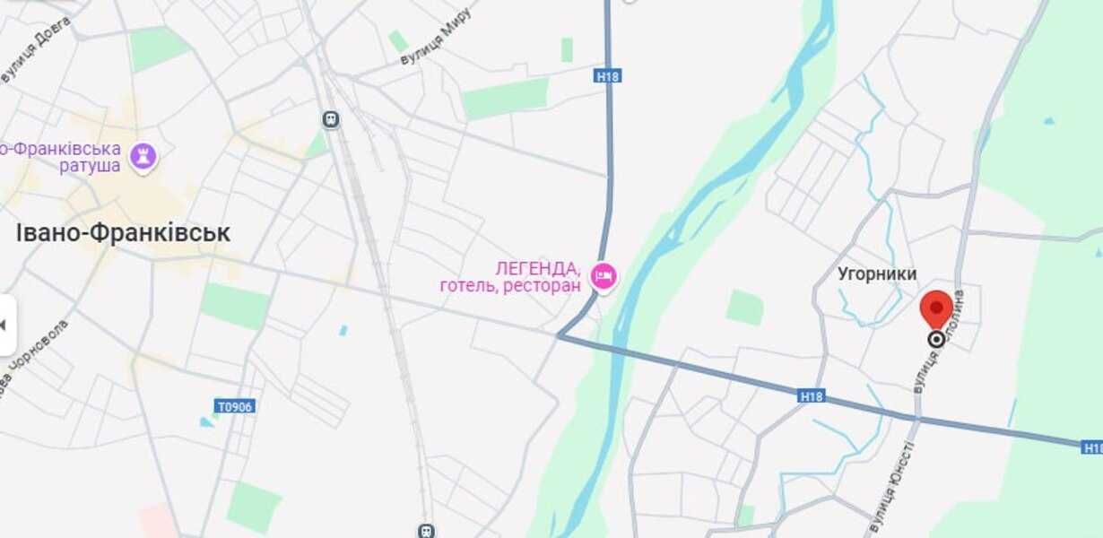 Земля під будівництво Угорники, вул, Тополина, (вул.Тисминецька)