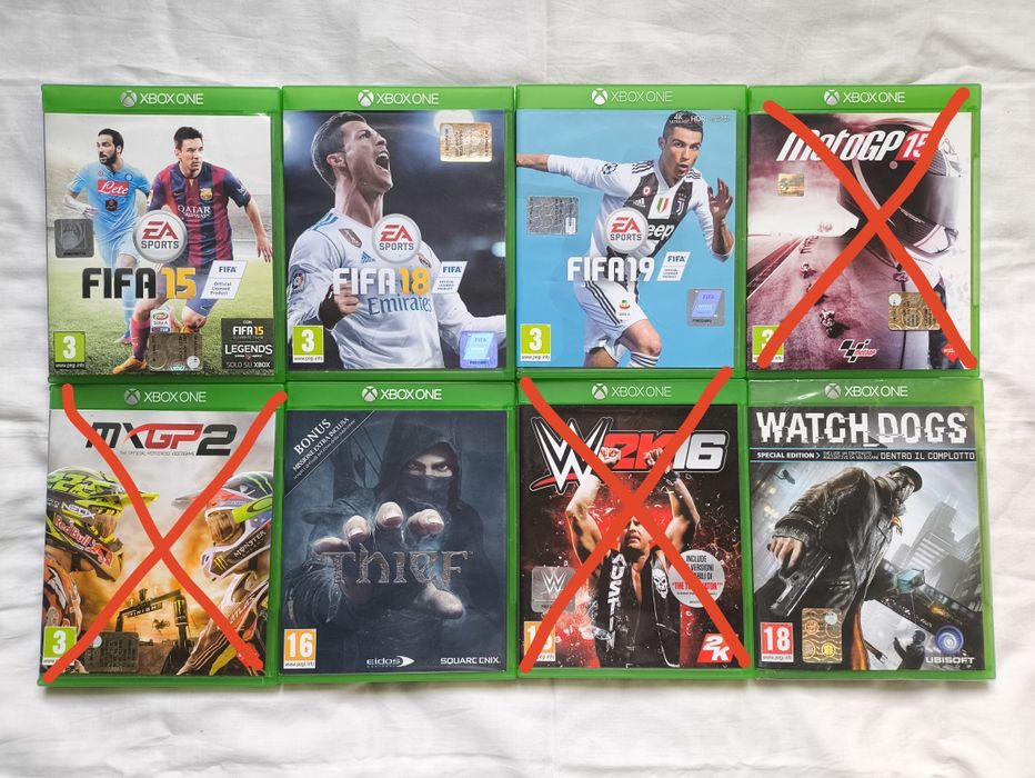 Vários Jogos XBOX ONE
