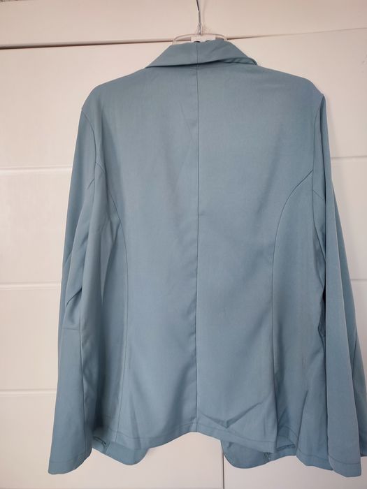 Elegancka szaro niebieska marynarka rozmiar 46-48