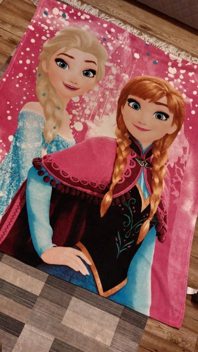 Koc Anna j Elsa Disney 130x100