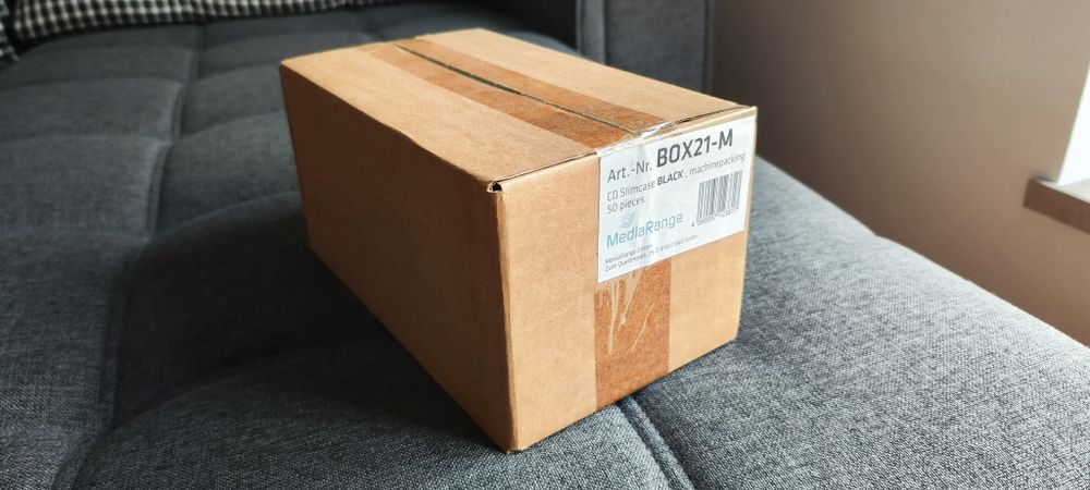 50 Black Slim Cases for CD or DVD64283964220545123