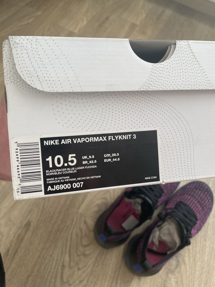 Buty Vapormax flyknit 3 laser fuchsia