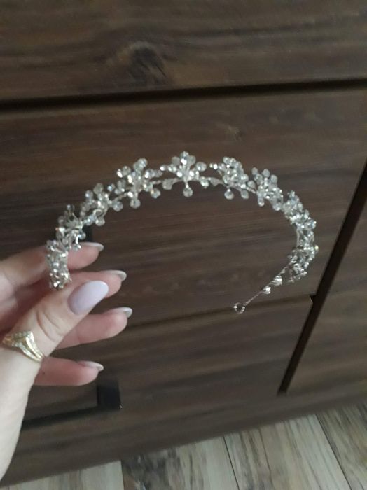Diadem ślubny. Ze stali hirurgicznej