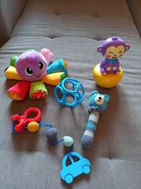 Zestaw zabawek dla niemowlaka montessori piłka oball wańka wstańka