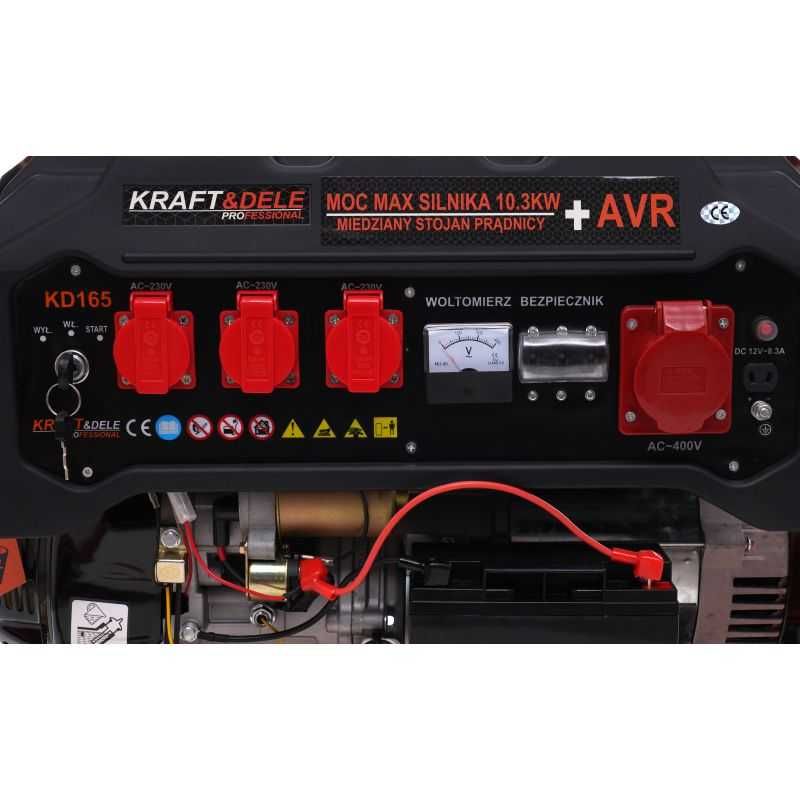AGREGAT prądotwórczy generator prądu 15KM 3-FAZY KRAFT&DELE KD165
