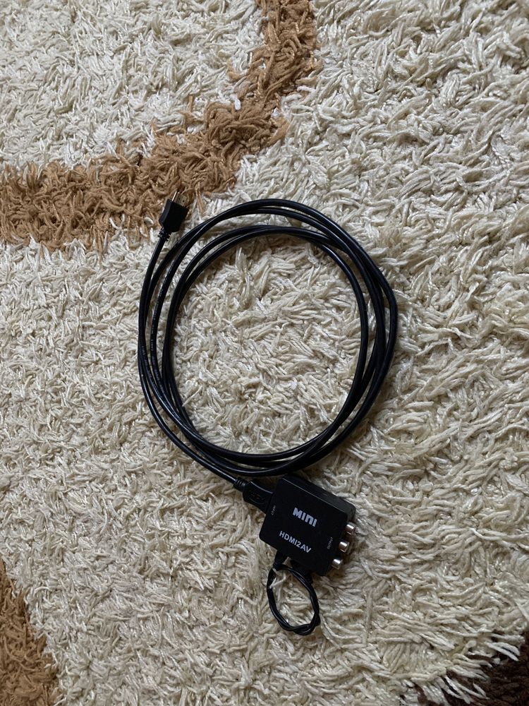 Адаптер RCA/av/svbs-hdmi,конвентер+кабель hdmi.