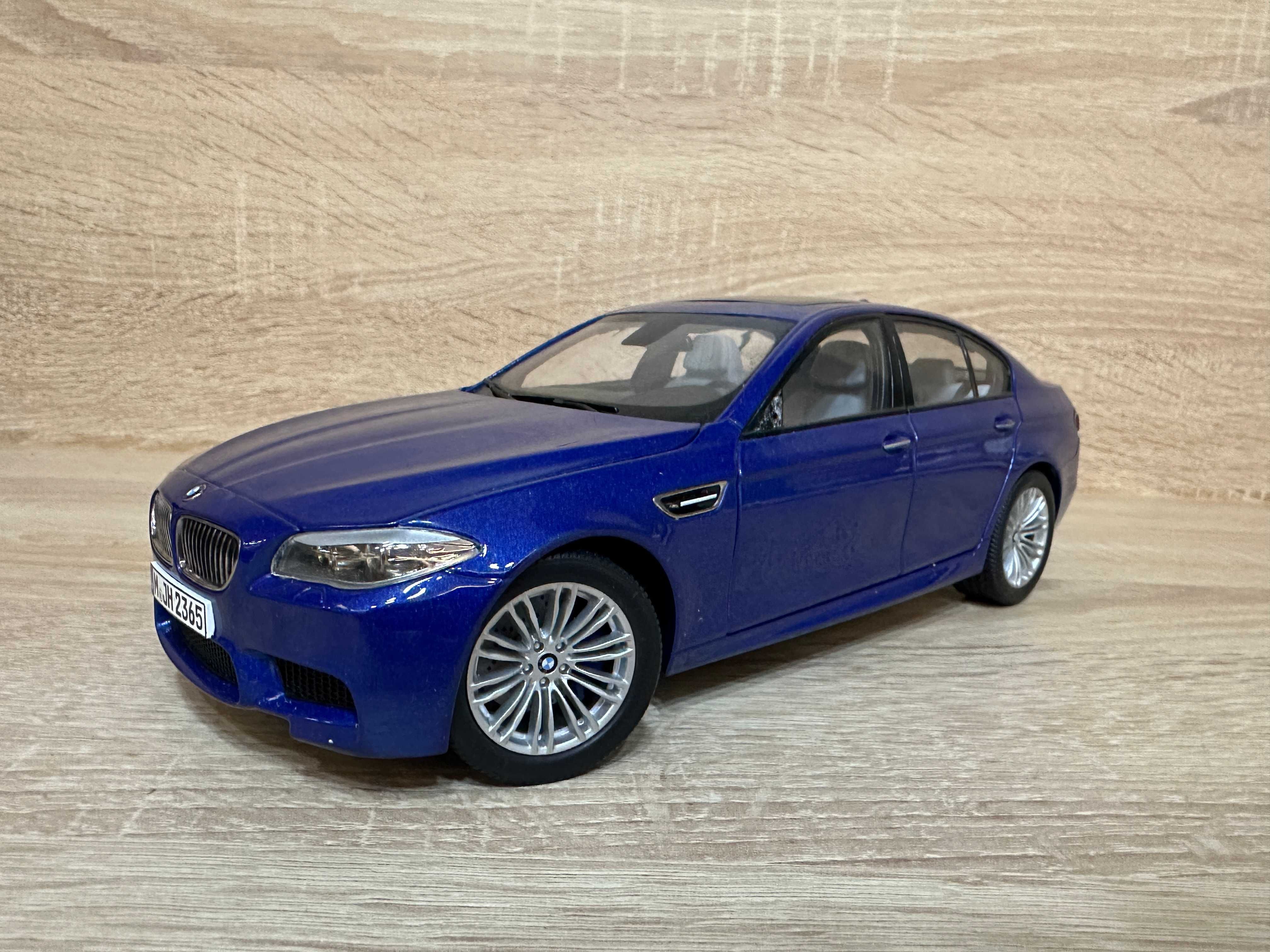 BMW M5 F10 Model 1:18 Paragon Oryginalny BMW MonteCarlo Blue