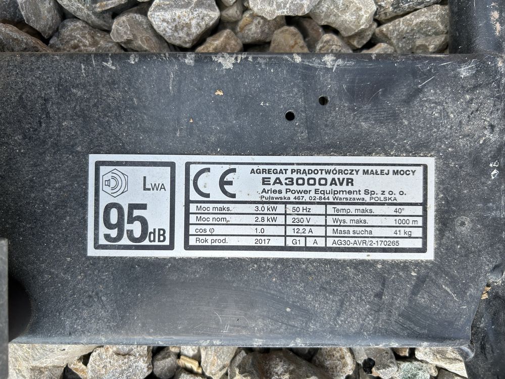 Agregat prądotwórczy. 3kw