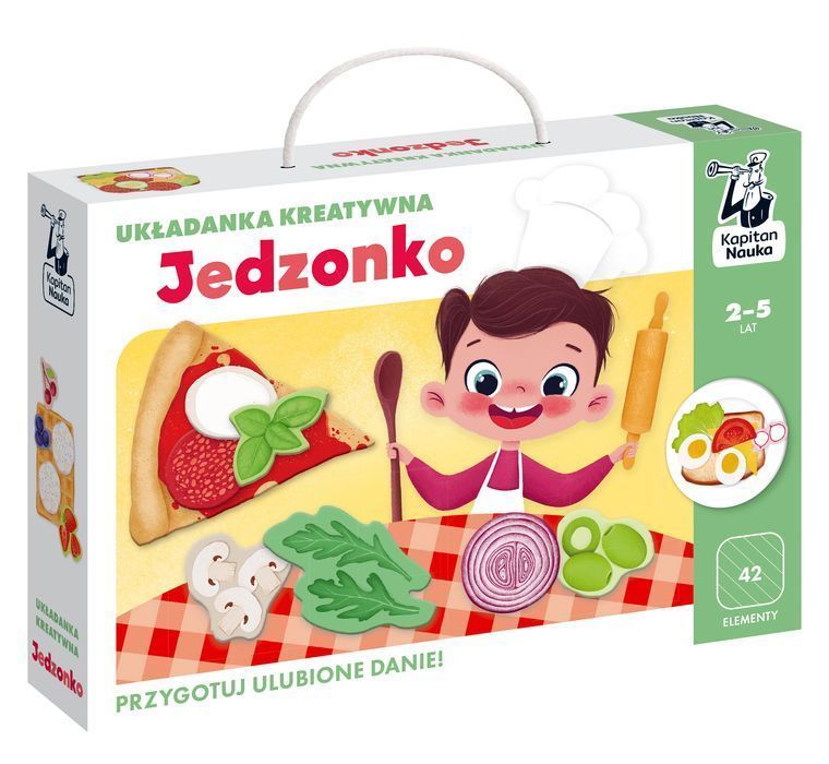 Jedzonko. Układanka kreatywna. Kapitan Nauka. Kapitan Nauka
