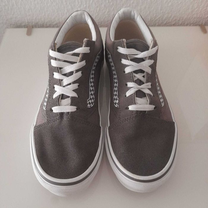 VANS Cinzentas com padrão Quadriculado | 38,5