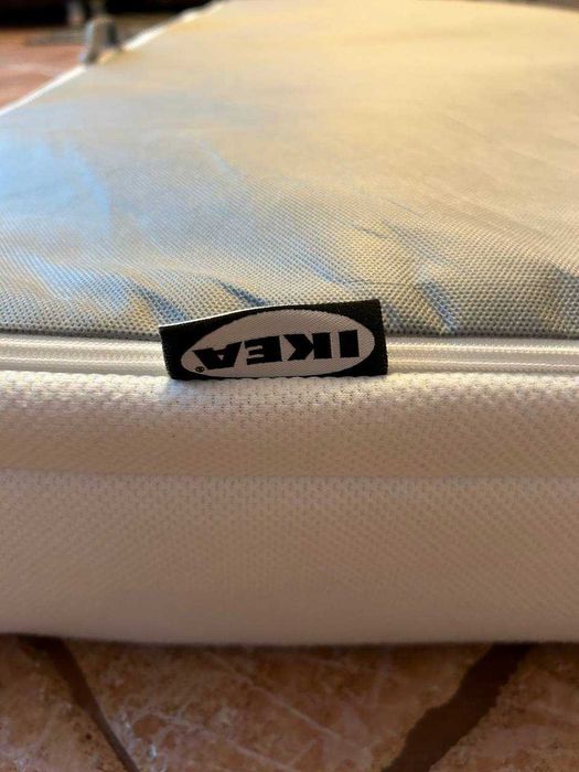 Materac IKEA piankowy, średnio twardy/biały, 90x200 cm