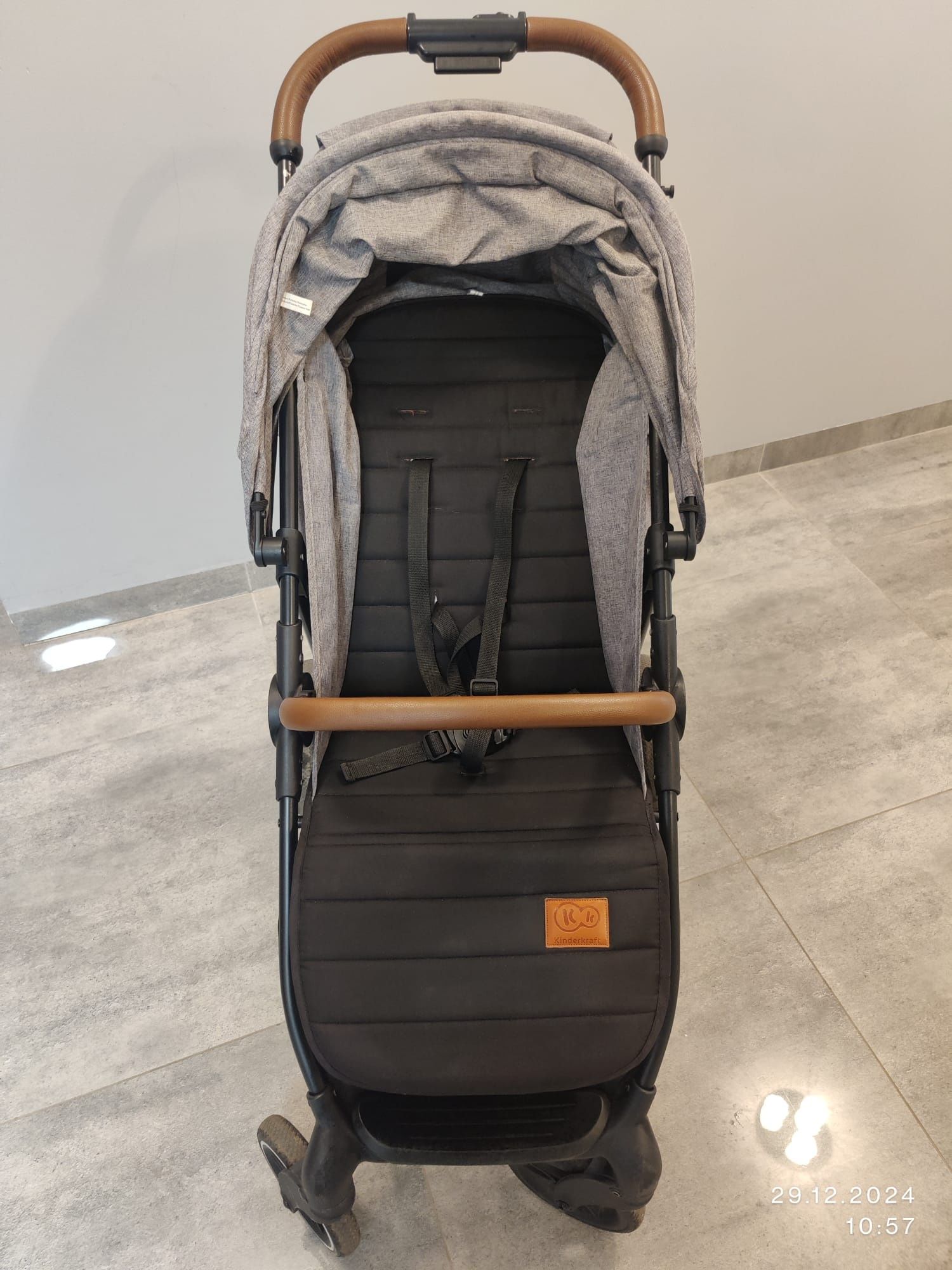 Wózek spacerowy Kinderkraft Grande szary