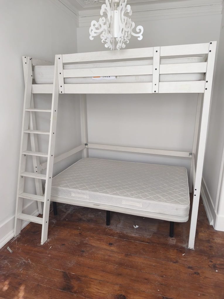 2x (Beliche de casal + 2 colchoes 140x200)