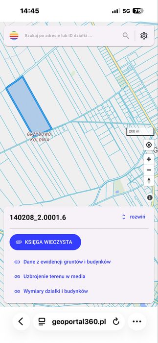 Działka rolna klasy 3