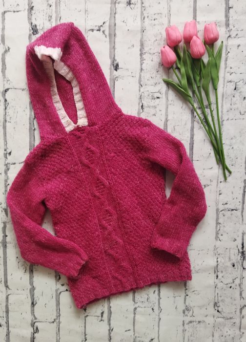 Sweterek dziewczynka 122/128