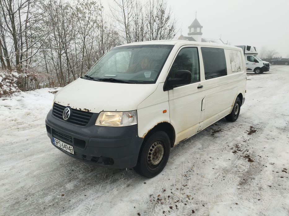 Volkswagen Transporter T5 Klima 6 osób brygadowaka Long